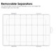 24-Slot Compartment Craft Storage Box